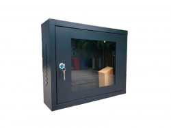 Шкаф серверный настенный Finen WX-5402 2U, 19'', 540*400*140 мм, дверь из закаленного стекла, кол-во дверей 1 шт, IP20