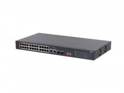 Коммутатор сетевой PoE DAHUA DH-S3226-24ET-240 24xPoE 100Mb/s неуправляемый