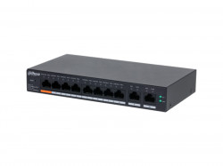 Коммутатор сетевой PoE DAHUA DH-CS4010-8ET-60 8xPoE 100Мбит/с управляемый