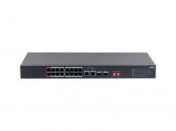 Коммутатор сетевой PoE DAHUA DH-S3218-16ET-135   16xPoE 100Mbt/s управляемый