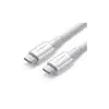 UGREEN US300 Type-C Male to Type-C Male 2.0 ABS Shell 5A Current, 1,5м, белый
