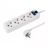 Сетевой фильтр PROCONNECT 4 гнезда 3 м с/з + авто выкл STANDART белый 11-9527