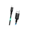 HOCO U63 Spirit для передачи данных и зарядки USB-Lightning, магнитный коннектор, 2.4А, 1.2м, черный