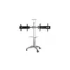 Мобильная стойка напольная для 2-х для TV и LCD мониторов Arm media PT-STAND-15 silver