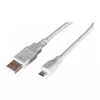 REXANT USB-microUSB (РЕ пакет), 1,8м, белый 18-1164