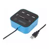 Разветвитель USB-HUB  3 USB+Card Reader