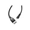 HOCO S6 для передачи данных и зарядки USB-microUSB, 2.4A, 1.2м, черный