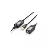 UGREEN US121 USB 2.0 Active Extension Cable with Chipset 15m (Black)