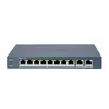 Коммутатор сетевой PoE HIKVISION DS-3E1310P-EI 2xUpLink 1Gb/s, 8xPoE 100Mb/s