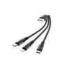 HOCO Data Cable X47 3-in-1 Harbor charging cable(iP+Micro+Type-C)