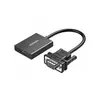 Конвертор сигнала UGREEN CM513 VGA - HDMI черный 50945