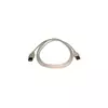Кабель USB папа-мама (1,5m) белый/черный