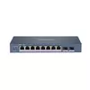 Коммутатор сетевой PoE HIKVISION DS-3E1510P-SI 8xPoE 100Mb/s  управляемый