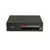 Коммутатор HiLook PoE NS-0106MP-35 4xPoE 100 Мбит/с PoE неуправляемый