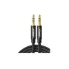 UGREEN AV112 3.5mm Male to 3.5mm Male Cable Gold Plated Metal Case with Braid 2m, Black