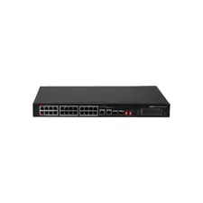 Коммутатор сетевой PoE DAHUA DH-PFS3226-24ET-240  24xPoE 100Mb/s неуправляемый
