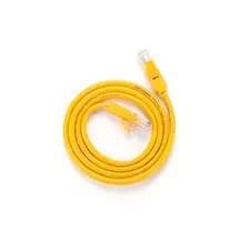 Патчкорд UTP Cat 5e, 2м, желтый UGREEN NW103
