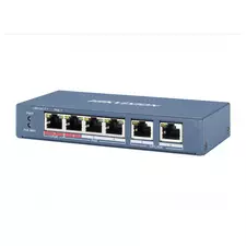 Коммутатор сетевой PoE HIKVISION DS-3E0106P-E/M  4xPoE100Mb/s неуправляемый