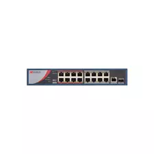 HiWatch DS-S1816P(B) 16 PoE 135Вт