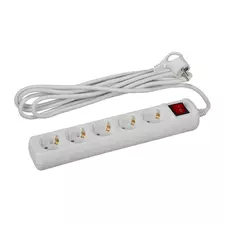 Удлинитель ЭРА UX-5es-5m 5 гн 5м, 3х0,75мм, с заземл, с выкл