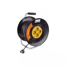 Удлинитель силовой Optima Proconnect на катушке 4 гнезда c/з 30м 11-7609