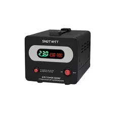 Напольный стабилизатор напряжения SMARTWATT AVR TOWER 8000RF  диапазон работы 140-260V, выход-клеммы, LED-дисплей