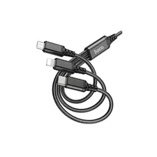 HOCO Data Cable X76 3-in-1 Super charging cable(iP+Type-C+Micro)