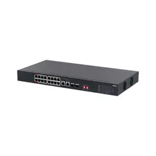 Коммутатор сетевой PoE DAHUA DH-S3218-16ET-135   16xPoE 100Mbt/s управляемый