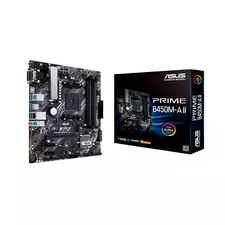 ASUS PRIME B450M-A II (mATX, AM4, AMD B450, 4x DDR4 4400MHz, 2x PCIe x16, 1x M.2, 6x SATA, 1GbE, 6x USB Rear, HDMI)