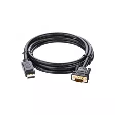 Кабель UGREEN DP105 Display Port  - VGA  1.5м, чёрный 10247