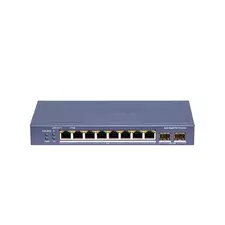 Коммутатор сетевой PoE HIKVISION DS-3E1510P-SI-8P2F
