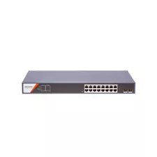 Коммутатор сетевой PoE HIKVISION DS-3E1518P-SI-16P2F