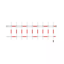 Cтрела с забором для шлагбаума HIKVISION DS-TMG004-5