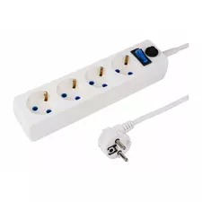 Сетевой фильтр PROCONNECT 4 гнезда 3 м с/з + авто выкл STANDART белый 11-9527