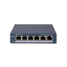 Коммутатор сетевой PoE HIKVISION DS-3E1506P-EI(O-STD) 2xUpLink 1Gb/s, 4xPoE 1Gb/s