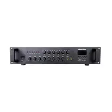 Усилитель для фоновой музыки HIKVISION DS-QAE0A120G1-VB6 (BT. USB. AUX. 120W.6 zone)
