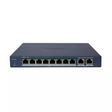 Коммутатор сетевой PoE HIKVISION DS-3E1310P-EI/M 2xUpLink 1Gb/s, 8xPoE 100Mb/s