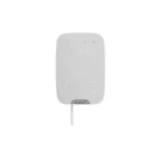 Проводная сенсорная клавиатура управления системой безопасности Ajax Keypad Fibra white