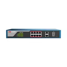 Коммутатор сетевой PoE HIKVISION DS-3E1310P-E  8x PoE 1GB/s управляемый