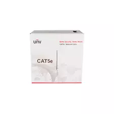 Кабель UTP уличный CAT5E Uniview CAB-LC2110B-IN (305m,4х2х0.5 BC, HDPE+PE) черный