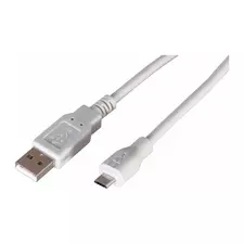REXANT USB-microUSB (РЕ пакет), 1,8м, белый 18-1164