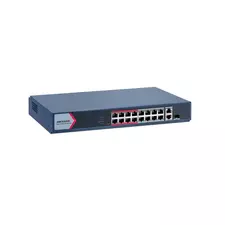 Коммутатор сетевой HIKVISION PoE DS-3E1318P-EI/M 16xPoE 100Mb/s  управляемый