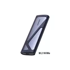 External Enclosure UGREEN CM400 SSD M.2 NVMe, кабель USB 3.1 - USB-C в комплекте, серый 10902