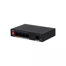 Коммутатор сетевой PoE DAHUA DH-PFS3005-4ET-60 4xPoE 100Mb/s неуправляемый