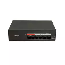 Коммутатор HiLook PoE NS-0106MP-35 4xPoE 100 Мбит/с PoE неуправляемый