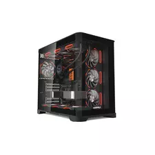 Корпус SIGMA SX-420B Black (БЕЗ ВЕНТИЛЯТОРОВ В КОМПЛЕКТЕ)