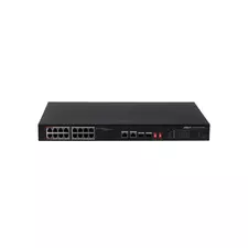 Коммутатор сетевой PoE DAHUA DH-PFS3218-16ET-135 16xPoE 100Mbt/s управляемый