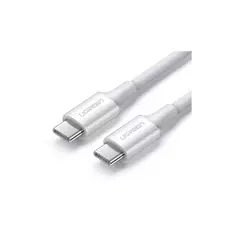 UGREEN US300 Type-C Male to Type-C Male 2.0 ABS Shell 5A Current, 1,5м, белый