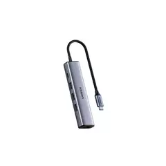 Конвертер UGREEN CM475 USB Type-C 3 USB3.0 LAN 1Gbit PD 100W