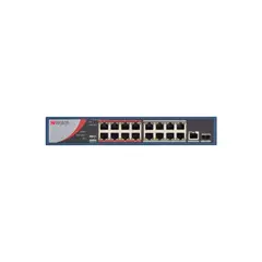 HiWatch DS-S1816P(B) 16 PoE 135Вт